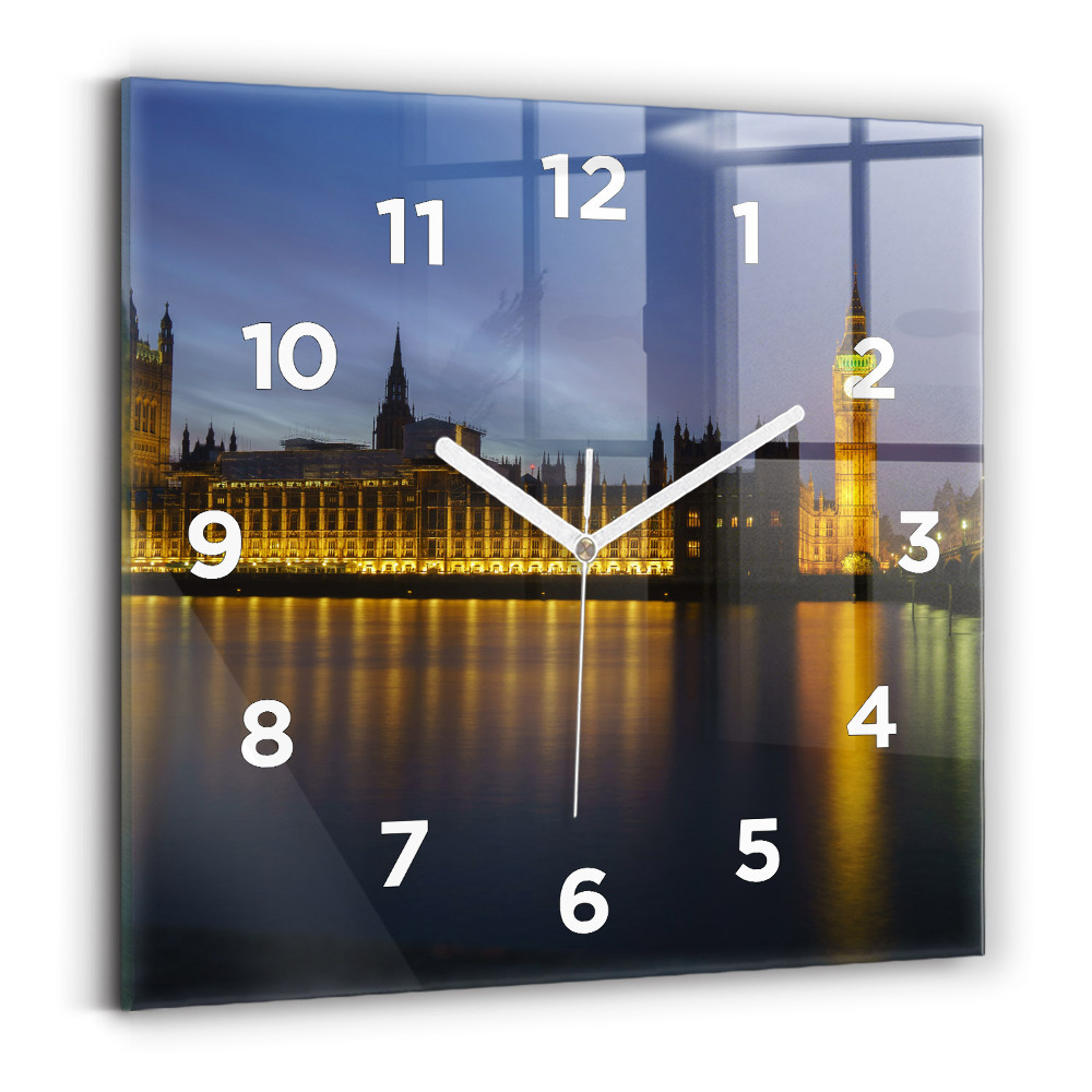 Ceas de sticlă pe perete pătrat Palatul Winchester Londra