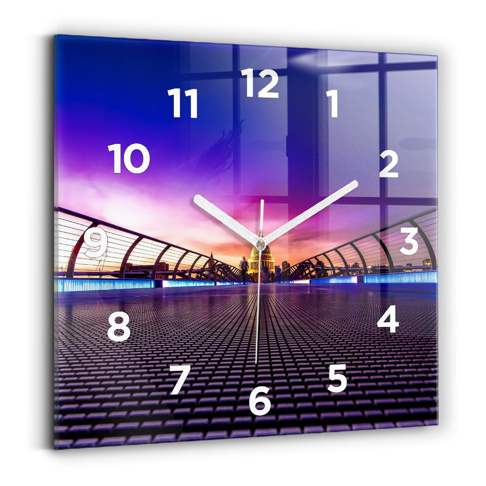 Ceas pătrat de perete din sticlă Catedrala Sf. Paul