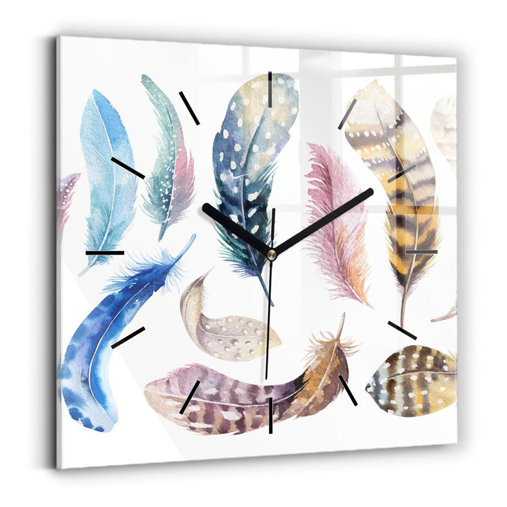 Ceas din sticlă pătrat Ilustrație de artă retro