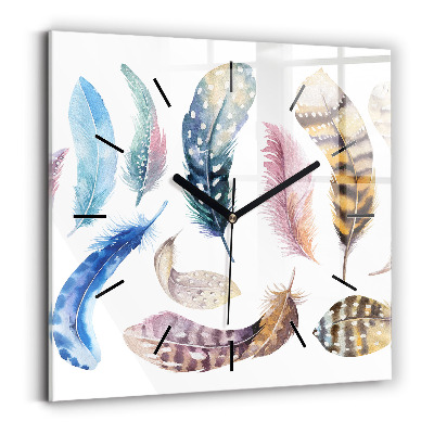 Ceas din sticlă pătrat Ilustrație de artă retro