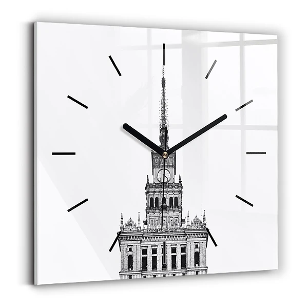 Ceas din sticlă pătrat Palatul Culturii și Științei
