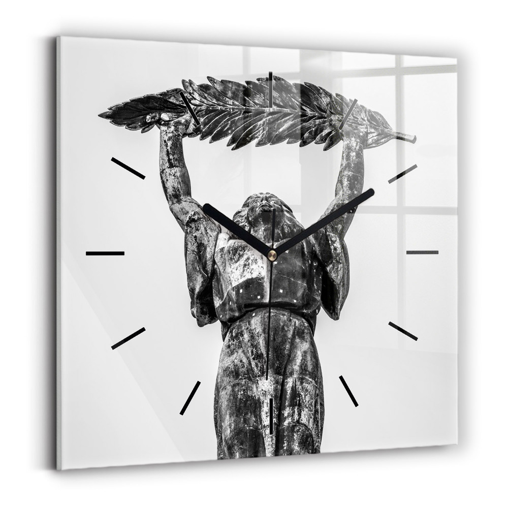 Ceas din sticlă pătrat Statuia Libertății din Budapesta