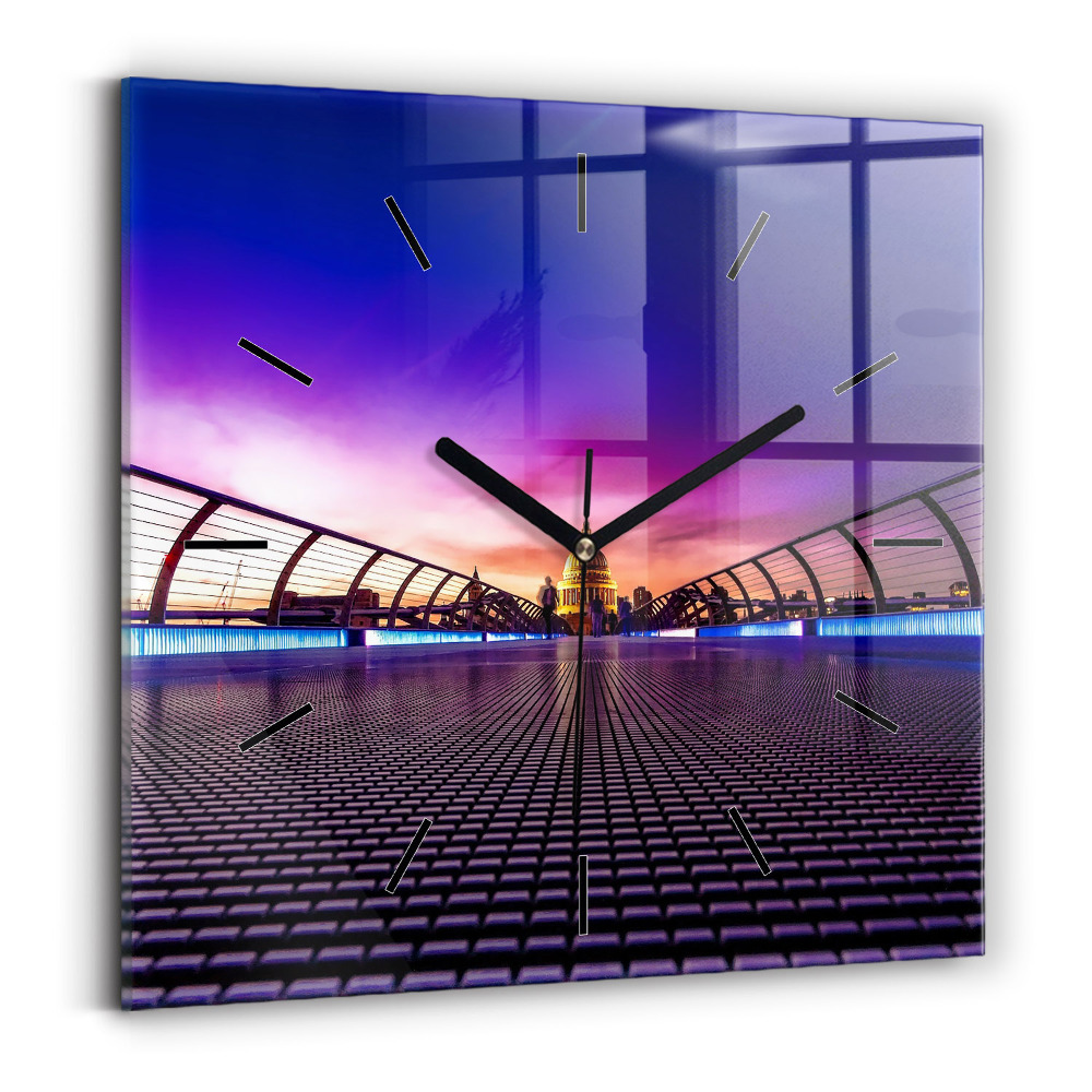 Ceas pătrat de perete din sticlă Catedrala Sf. Paul