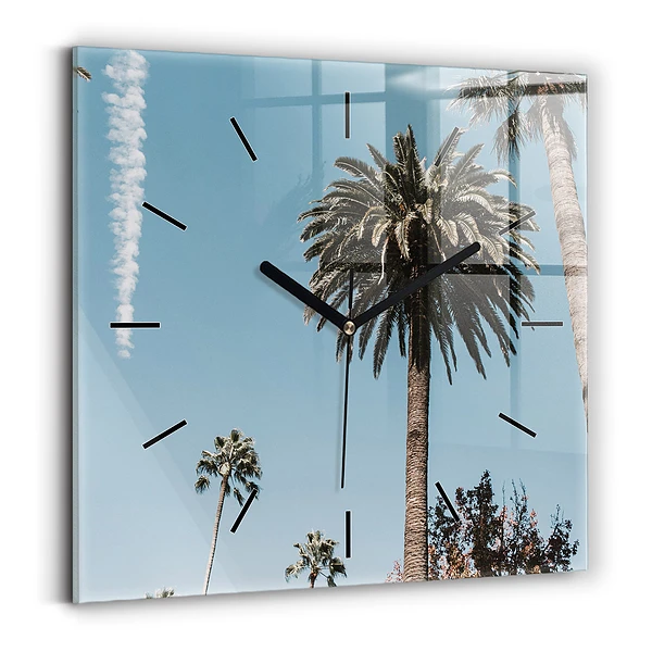 Ceas din sticlă pătrat Palmieri din Los Angeles