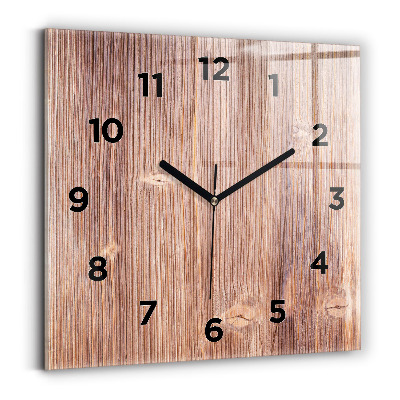 Ceas de sticlă pe perete pătrat Ardei