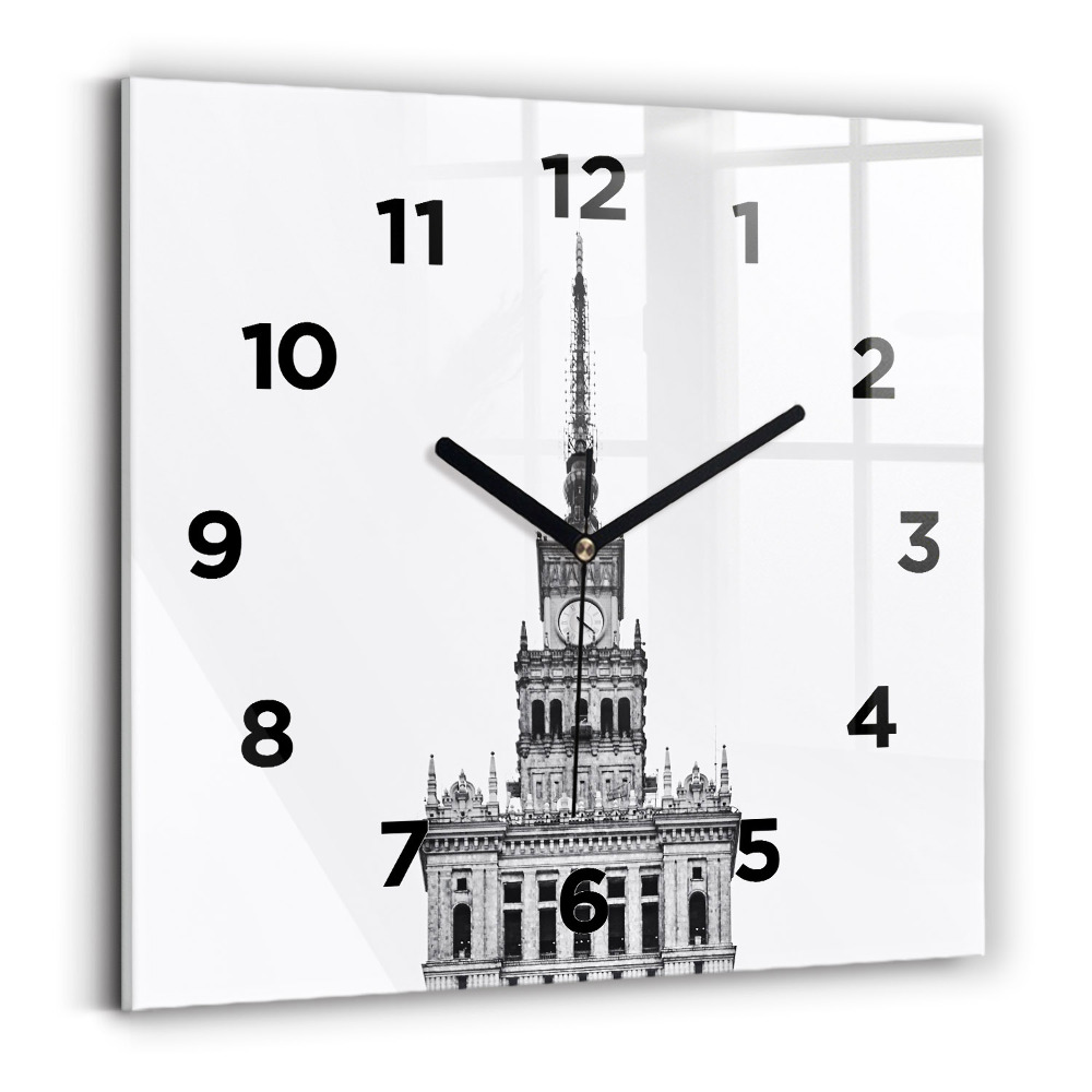 Ceas din sticlă pătrat Palatul Culturii și Științei