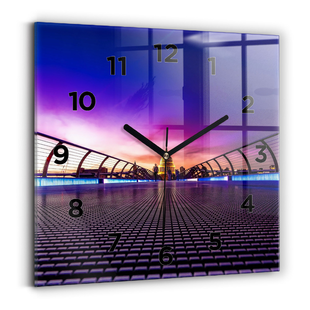 Ceas pătrat de perete din sticlă Catedrala Sf. Paul