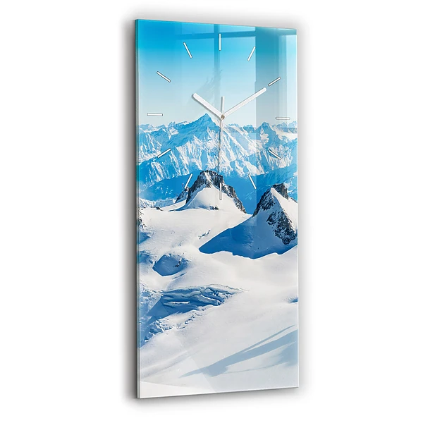 Ceas de sticlă pe perete vertical Schior În Alpi