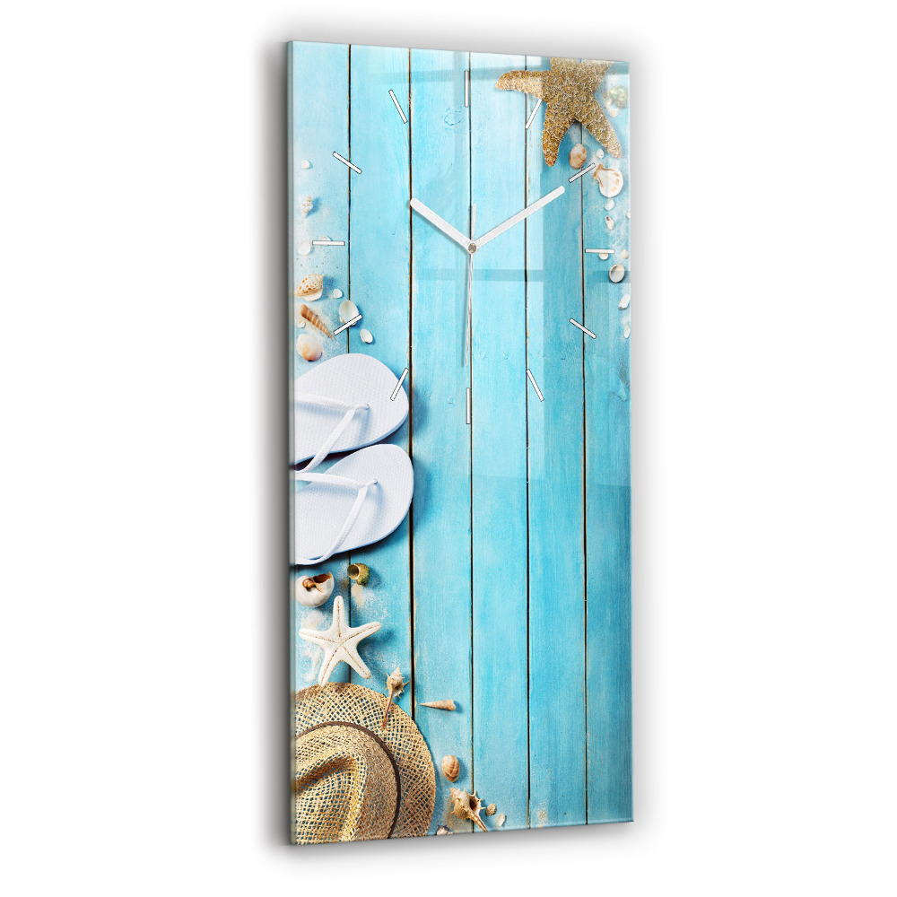 Ceas din sticlă dreptunghiular vertical Accesorii De Vacanta