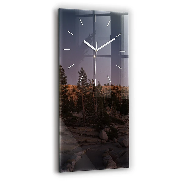 Ceas de sticlă pe perete vertical Drumul Stâncos Al Lui Yosemite