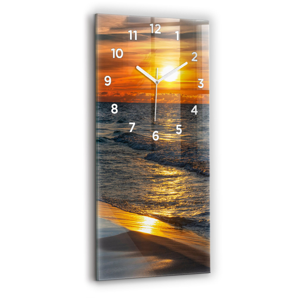 Ceas de sticlă pe perete vertical Władysławowo Marea Baltică