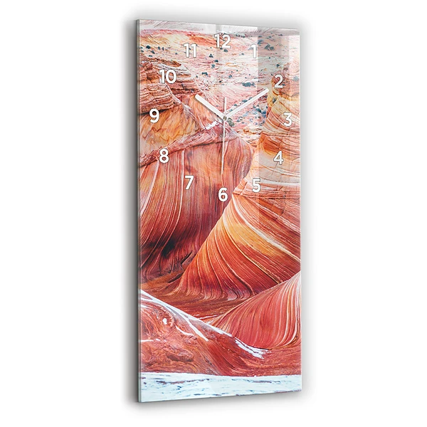 Ceas de sticlă pe perete vertical Marele Canion Pitoresc