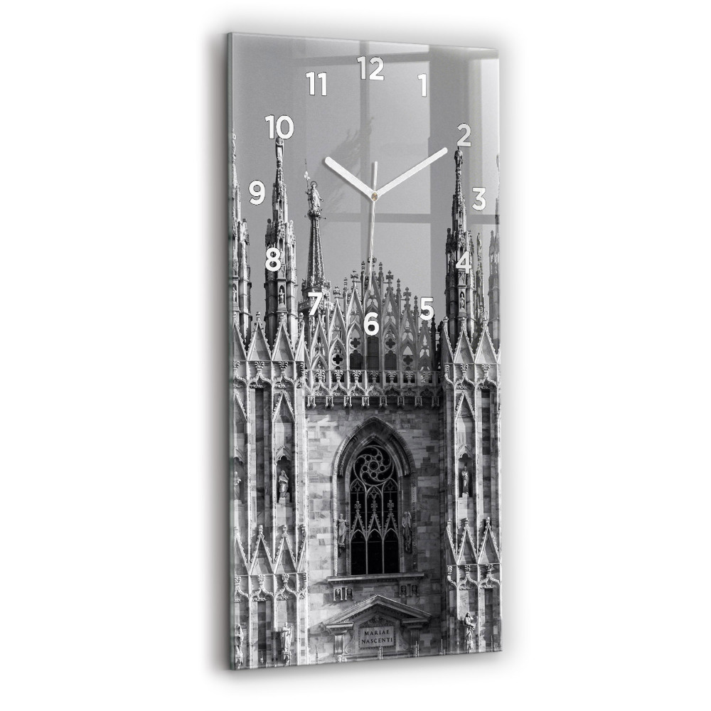 Ceas vertical de perete din sticlă Catedrala Duomo Di Milano