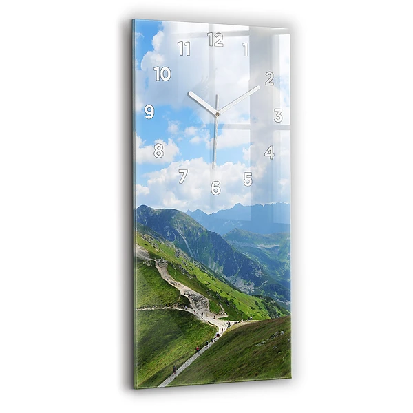 Ceas din sticlă dreptunghiular vertical Kasprowy Wierch Zakopane