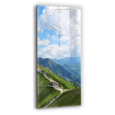 Ceas din sticlă dreptunghiular vertical Kasprowy Wierch Zakopane