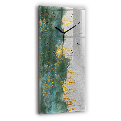 Ceas din sticlă dreptunghiular vertical Model decorativ