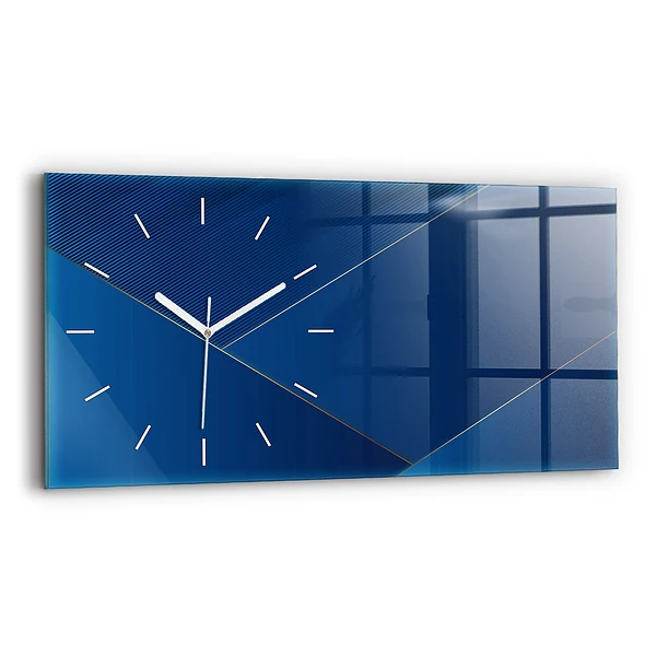 Ceas din sticlă orizontale Abstracția ornamentală
