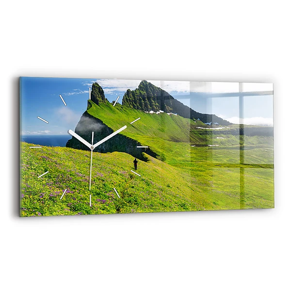Ceas din sticlă orizontale Rezervația Hornstrandir Islanda