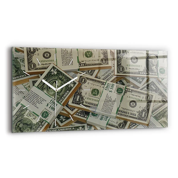 Ceas din sticlă orizontale 1 dolar american