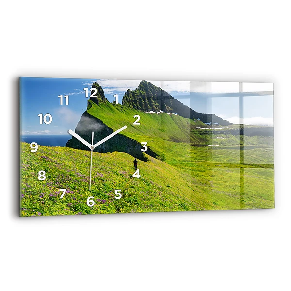 Ceas din sticlă orizontale Rezervația Hornstrandir Islanda