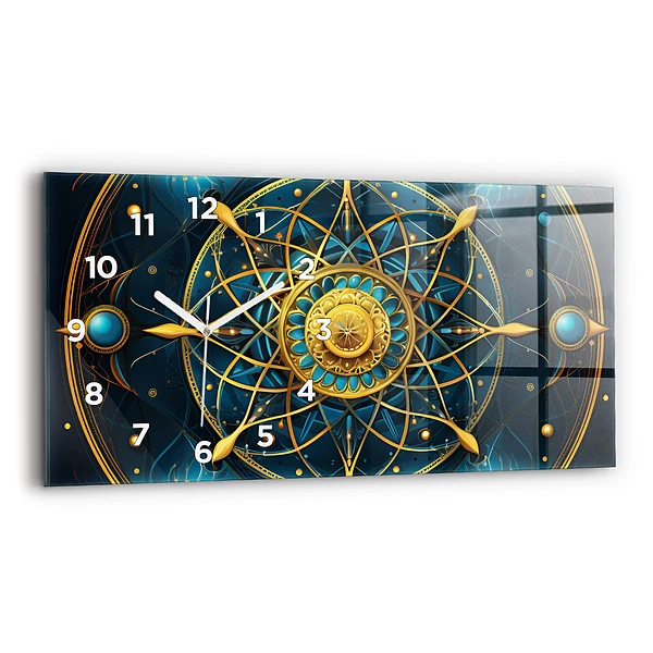 Ceas perete din sticlă orizontale Ceas horoscop