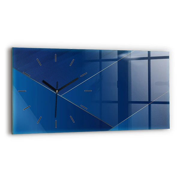 Ceas din sticlă orizontale Abstracția ornamentală