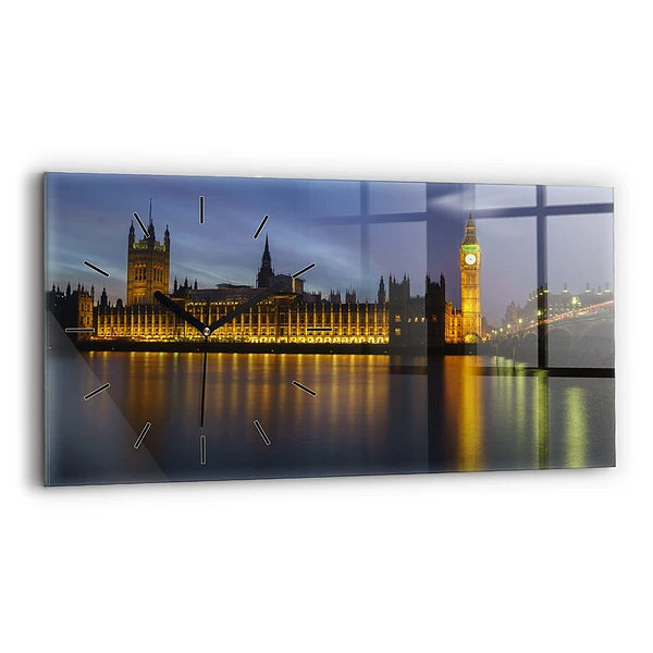 Ceas perete din sticlă orizontale Palatul Winchester Londra