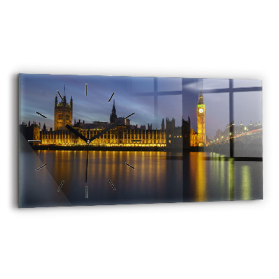 Ceas perete din sticlă orizontale Palatul Winchester Londra