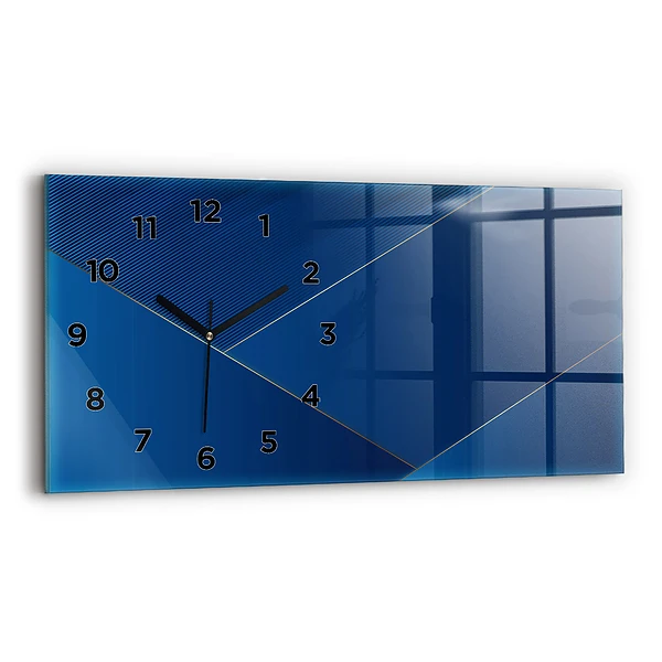 Ceas din sticlă orizontale Abstracția ornamentală