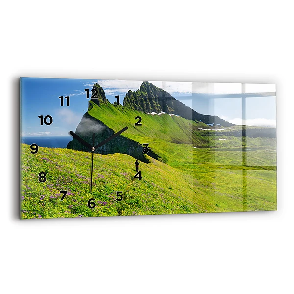 Ceas din sticlă orizontale Rezervația Hornstrandir Islanda