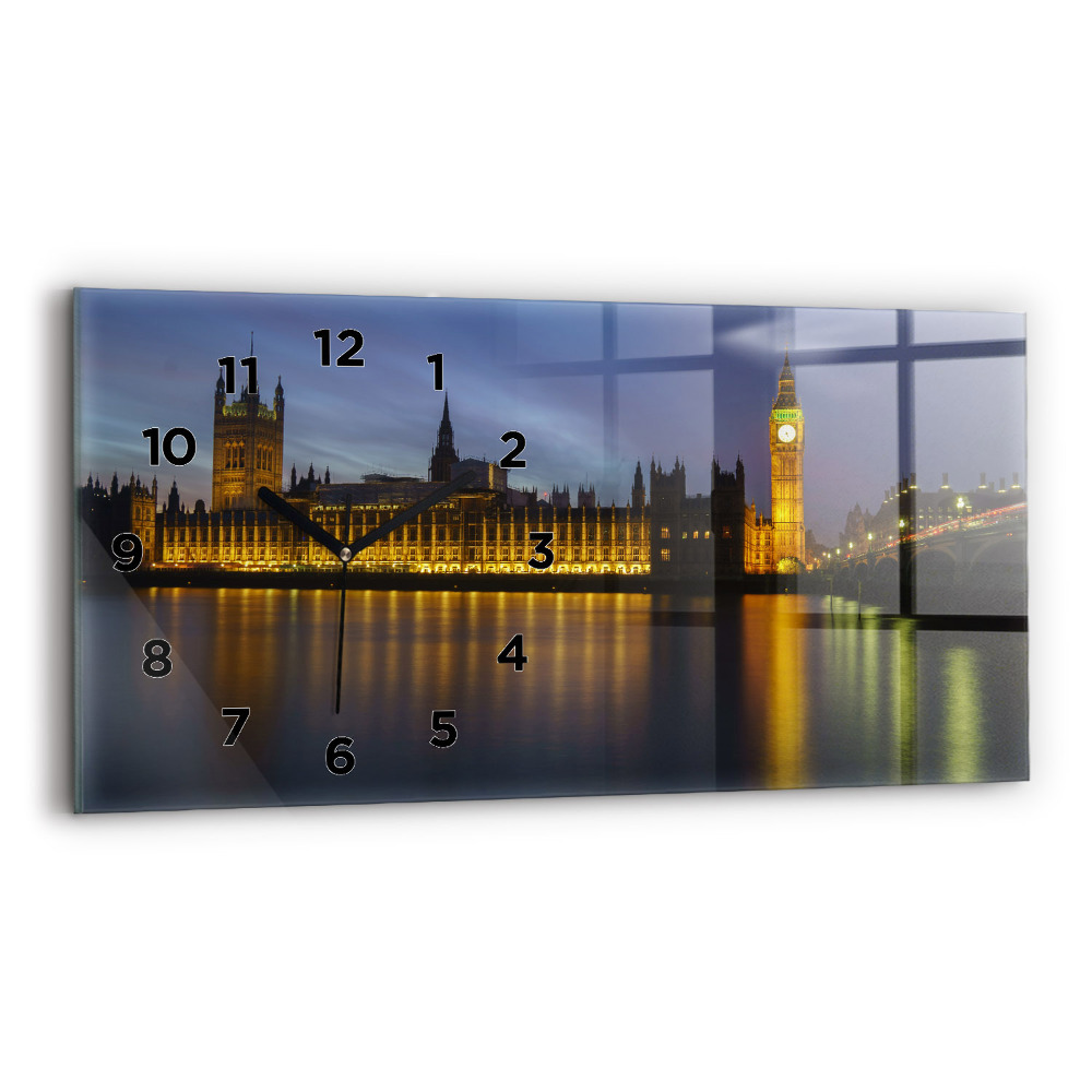 Ceas perete din sticlă orizontale Palatul Winchester Londra