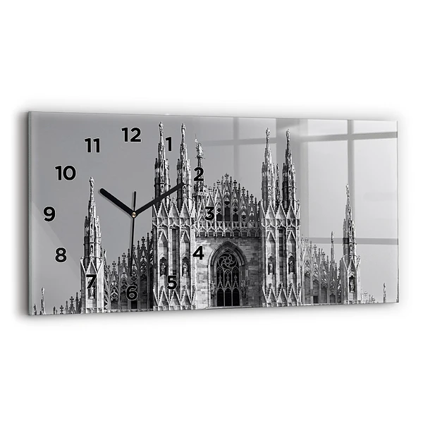 Ceas perete din sticlă orizontale Catedrala Duomo di Milano