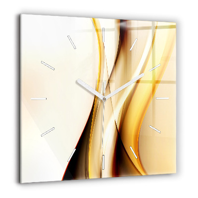 Ceas din sticlă pătrat Peisai montan