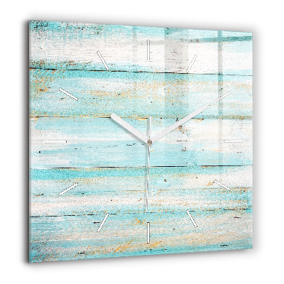 Ceas de sticlă pe perete pătrat Două Corpuri Un Soufflé