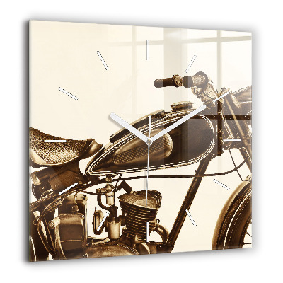 Ceas din sticlă pătrat Pictură verde de pădure