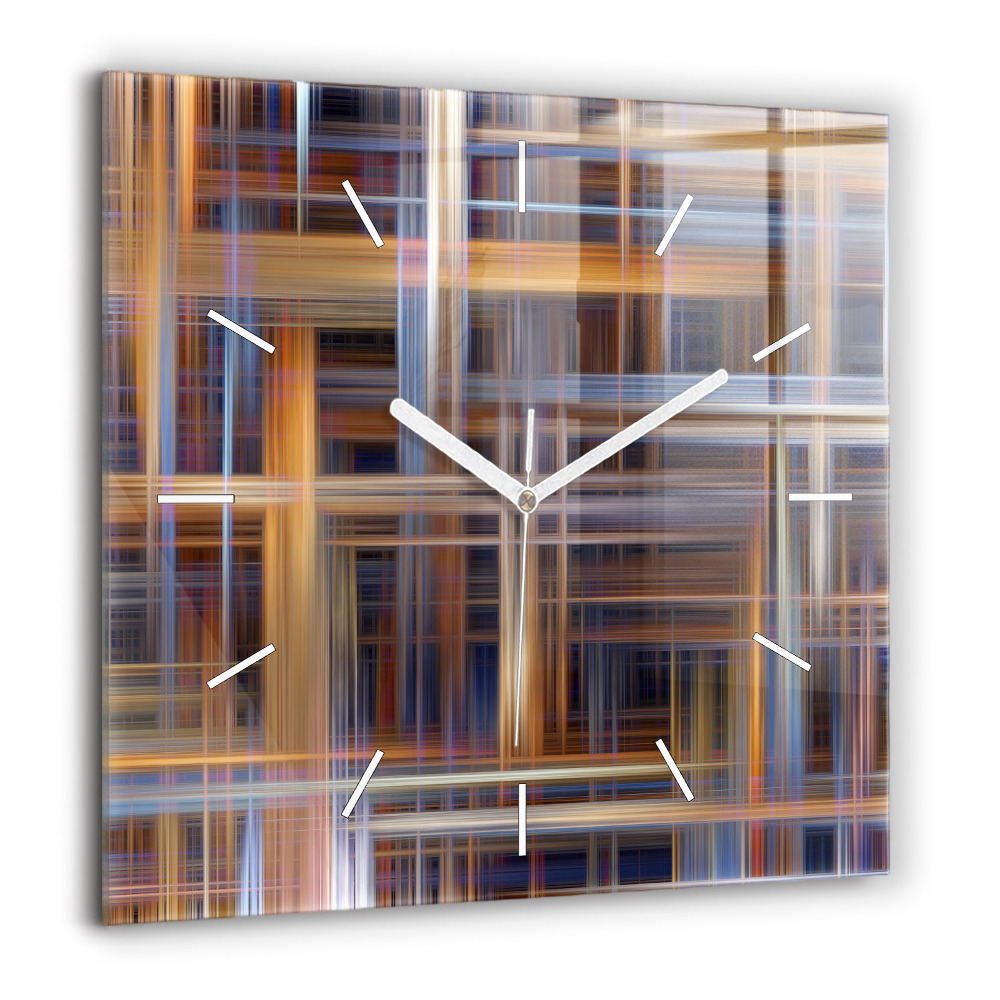 Ceas din sticlă pătrat Vedere asupra cascadei