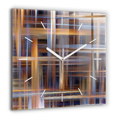 Ceas din sticlă pătrat Vedere asupra cascadei