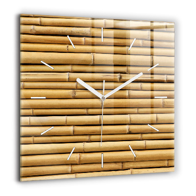 Ceas de sticlă pe perete pătrat Natura de primăvară