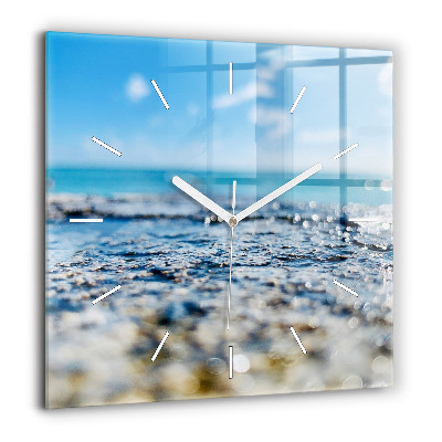 Ceas perete din sticlă pătrat Tower Bridge Londra noaptea