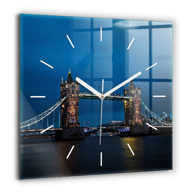 Ceas perete din sticlă pătrat O halbă de bere