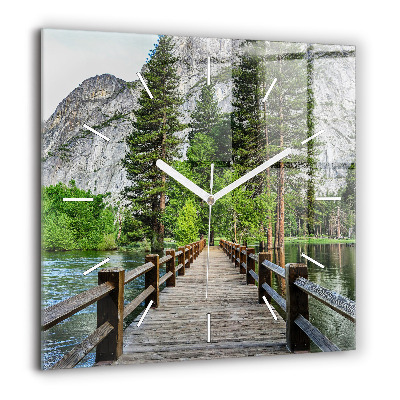 Ceas din sticlă pătrat Kasprowy Wierch Zakopane