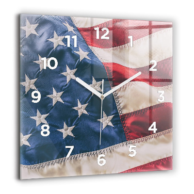 Ceas de sticlă pe perete pătrat Castelul Spiš din Slovacia