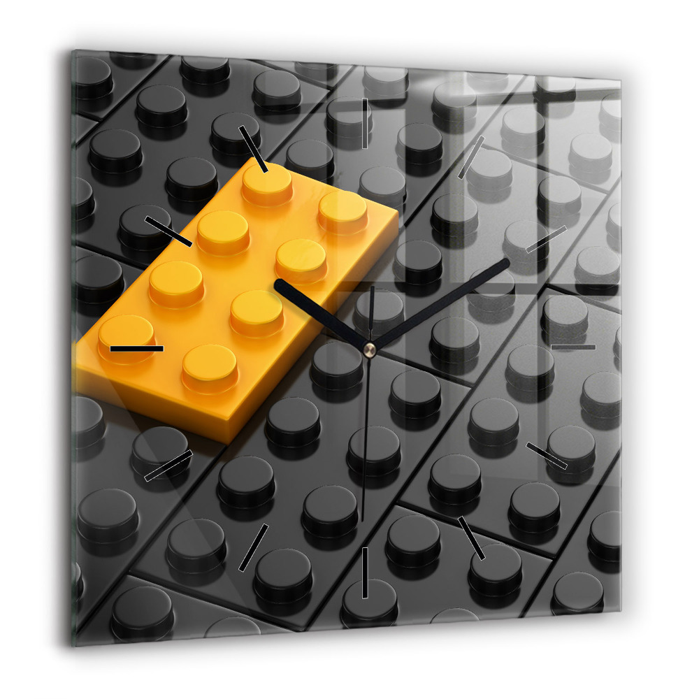 Ceas din sticlă pătrat Vedere la primărie