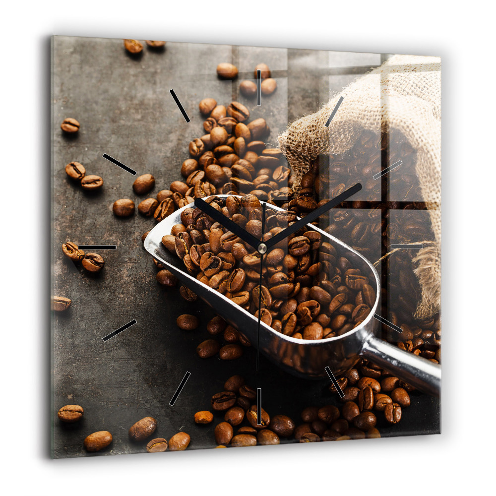 Ceas din sticlă pătrat Planeta galaxie