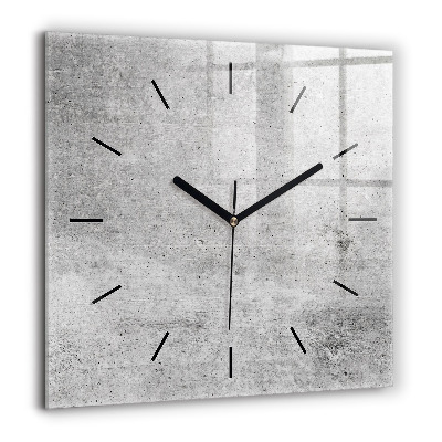 Ceas pătrat de perete din sticlă fronza de palmier