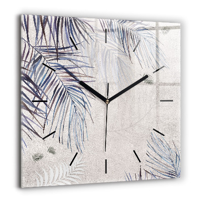 Ceas de sticlă pe perete pătrat Colosseumul Roman