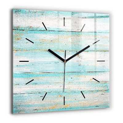 Ceas de sticlă pe perete pătrat Două Corpuri Un Soufflé