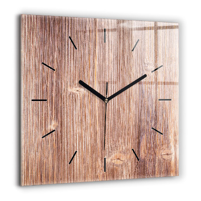 Ceas de sticlă pe perete pătrat Placi albastre