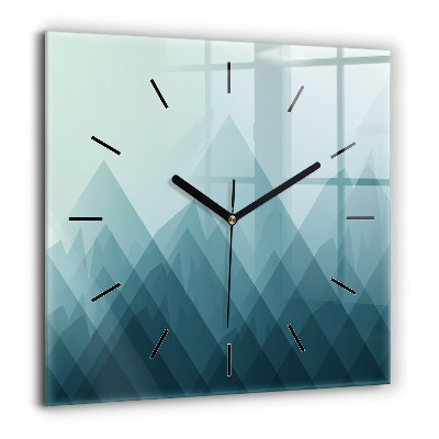 Ceas din sticlă pătrat Trecutul din spatele capului