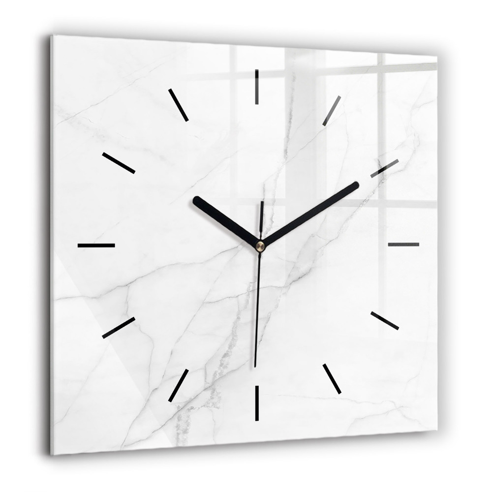 Ceas de sticlă pe perete pătrat Panorama Orasului Grain